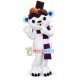 Cute White Bear of Chocolate Factory Mascot Costume Cute White Bear of Chocolate Factory Mascot Costume