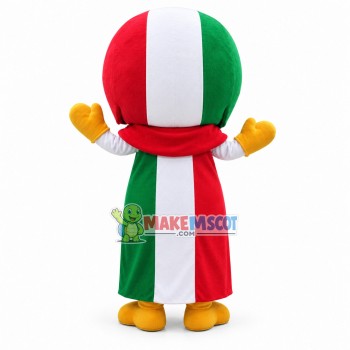 Pororo In The Patchwork Suit Mascot Costume Pororo In The Patchwork Suit Mascot Costume
