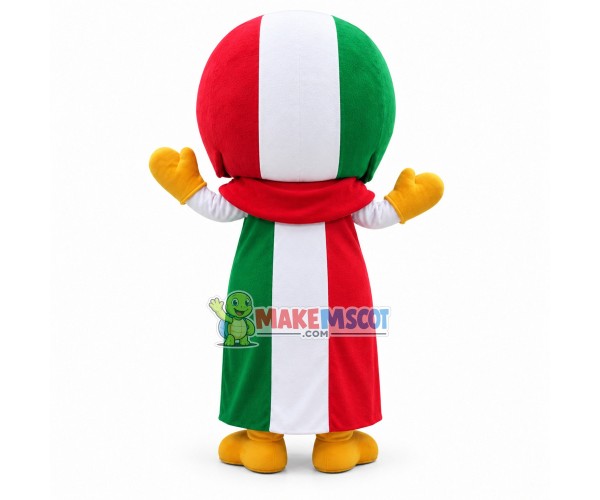 Pororo In The Patchwork Suit Mascot Costume Pororo In The Patchwork Suit Mascot Costume