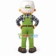 Old Employee of Community Recycle Bin Mascot Costume Old Employee of Community Recycle Bin Mascot Costume