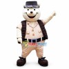 Zoo Director White Kangaroo Mascot Costume