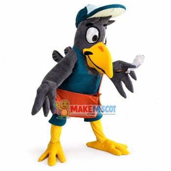 Grey Woodpecker of Archive Site Mascot Costume Grey Woodpecker of Archive Site Mascot Costume