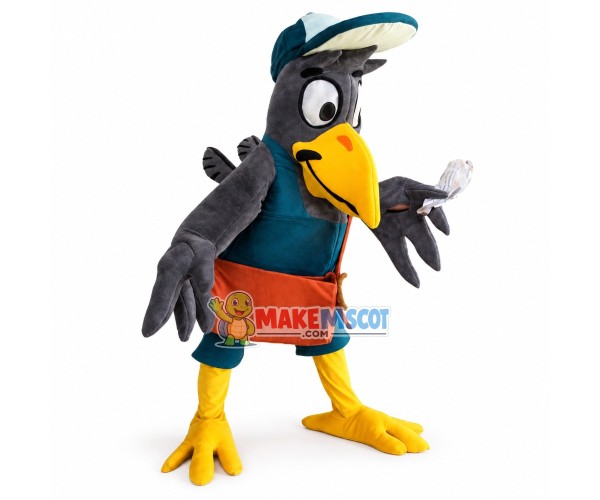 Grey Woodpecker of Archive Site Mascot Costume Grey Woodpecker of Archive Site Mascot Costume