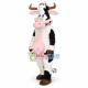 The Cow With Bulging Udders Mascot Costume The Cow With Bulging Udders Mascot Costume