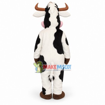 The Cow With Bulging Udders Mascot Costume The Cow With Bulging Udders Mascot Costume