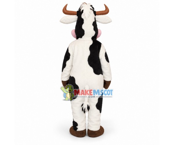 The Cow With Bulging Udders Mascot Costume The Cow With Bulging Udders Mascot Costume
