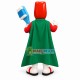 The Red Doll Holding Childrens Toothbrush Mascot Costume The Red Doll Holding Childrens Toothbrush Mascot Costume