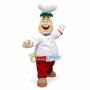 Fat Chef With Big Smile Mascot Costume