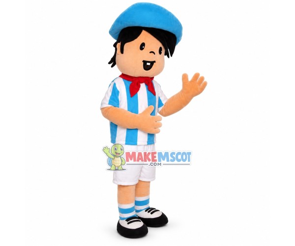 Sports Boy of Football Club Mascot Costume Sports Boy of Football Club Mascot Costume