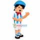 Sports Boy of Football Club Mascot Costume Sports Boy of Football Club Mascot Costume