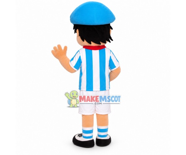 Sports Boy of Football Club Mascot Costume Sports Boy of Football Club Mascot Costume