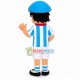 Sports Boy of Football Club Mascot Costume Sports Boy of Football Club Mascot Costume