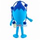Flat Blue Planetary Model Mascot Costume Flat Blue Planetary Model Mascot Costume