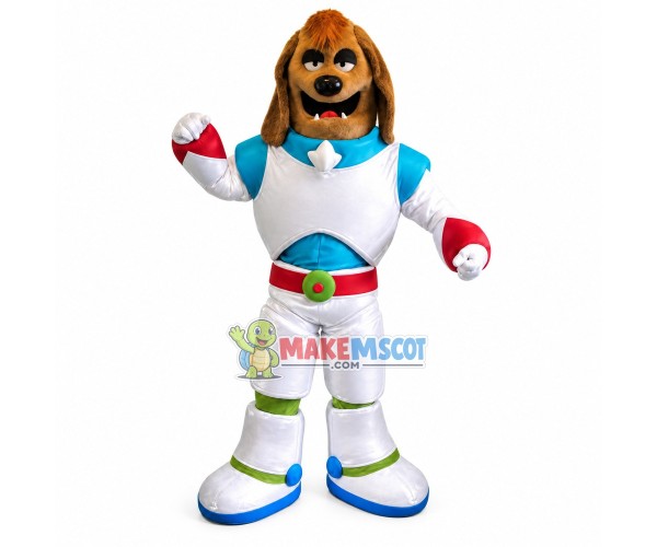 Fierce Space Brown Dog Mascot Costume Fierce Space Brown Dog Mascot Costume