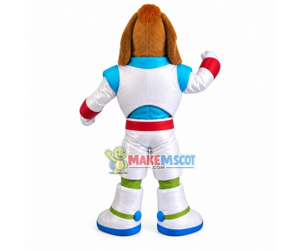 Fierce Space Brown Dog Mascot Costume Fierce Space Brown Dog Mascot Costume