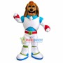 Fierce Space Brown Dog Mascot Costume
