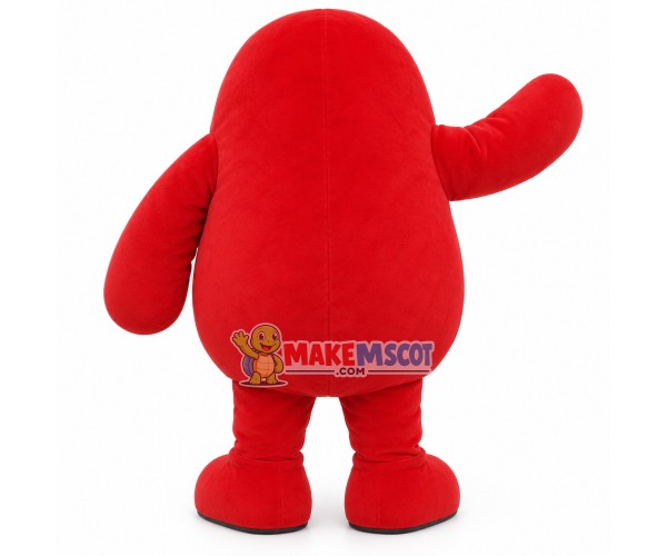 Red Orangutan Hairy Monster Mascot Costume Red Orangutan Hairy Monster Mascot Costume