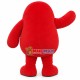 Red Orangutan Hairy Monster Mascot Costume Red Orangutan Hairy Monster Mascot Costume