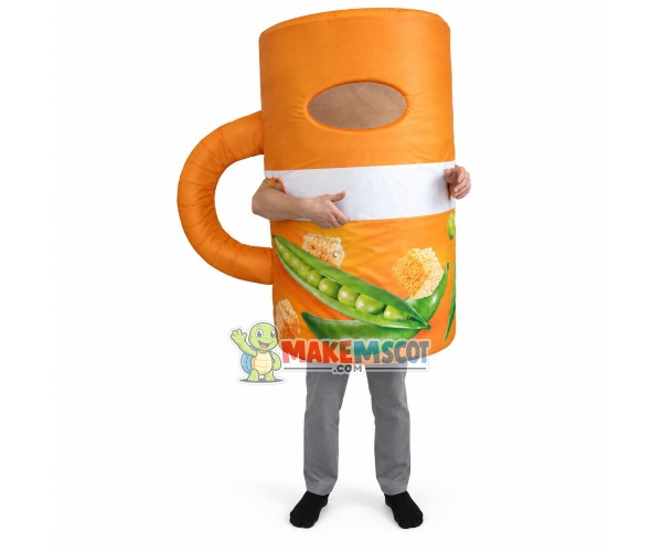 Customized Printing Mug Mascot Costume Customized Printing Mug Mascot Costume