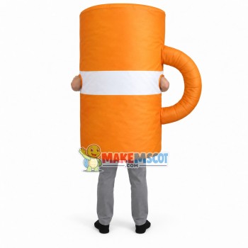 Customized Printing Mug Mascot Costume