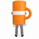 Customized Printing Mug Mascot Costume