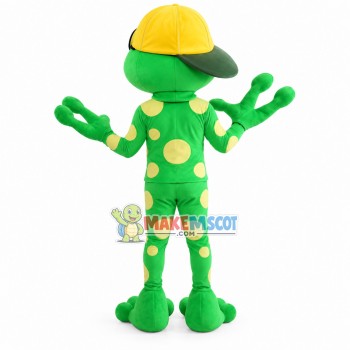 Slender The Jumping Froggy Mascot Costume Slender The Jumping Froggy Mascot Costume