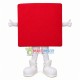 Conspicuous Red Direction Sign Mascot Costume
