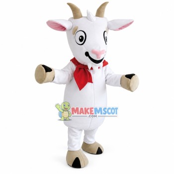 Marked Goat of The Farm Mascot Costume