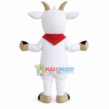 Marked Goat of The Farm Mascot Costume Marked Goat of The Farm Mascot Costume