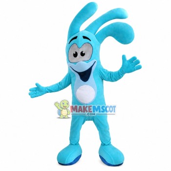 Blue Insulated Glove With Good Elasticity Mascot Costume