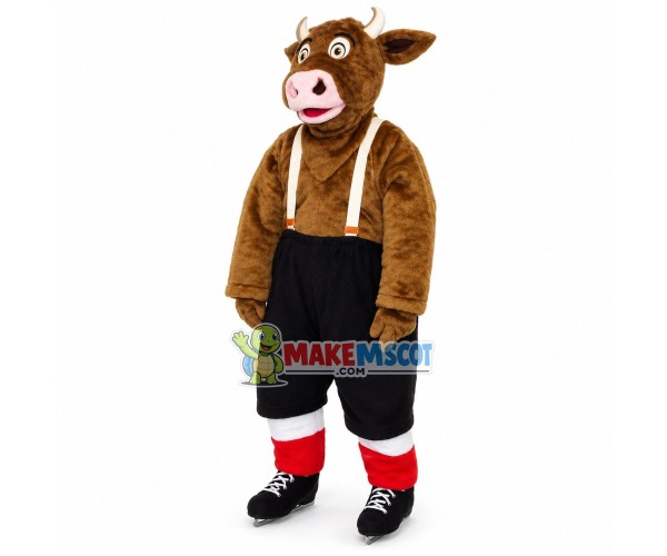 Discouraged Buffalo Adult Size Mascot Costume Discouraged Buffalo Adult Size Mascot Costume