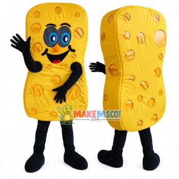 Scrubbing Sponge Mascot Costume for Automated Car Dealer
