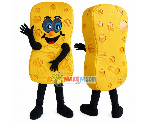 Scrubbing Sponge Mascot Costume for Automated Car Dealer Scrubbing Sponge Mascot Costume for Automated Car Dealer