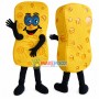 Scrubbing Sponge Mascot Costume for Automated Car Dealer