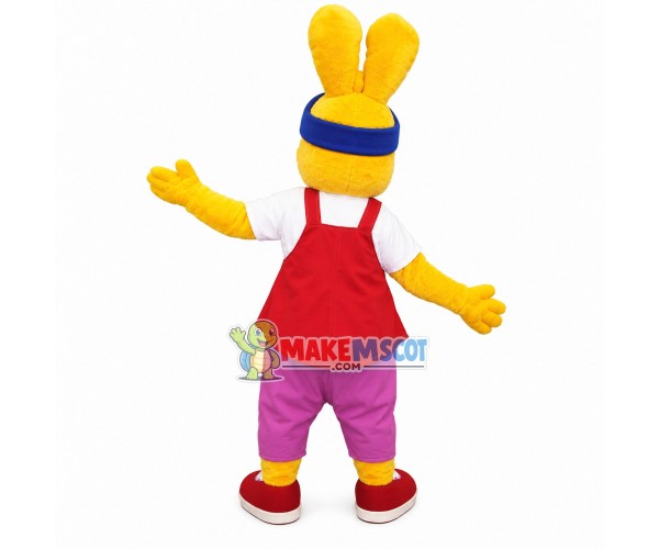 Milk Chocolate Brand Rabbit Mascot Costume Milk Chocolate Brand Rabbit Mascot Costume