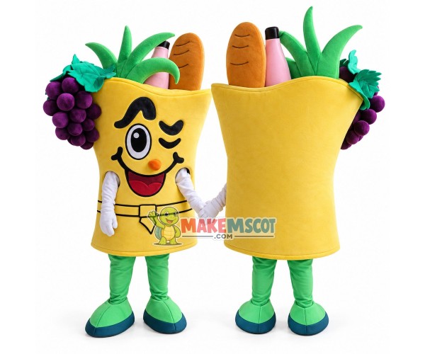 Customized Large-capacity Shopping Basket Mascot Costume Customized Large-capacity Shopping Basket Mascot Costume