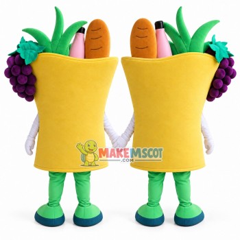 Customized Large-capacity Shopping Basket Mascot Costume Customized Large-capacity Shopping Basket Mascot Costume