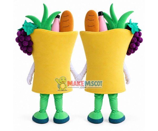 Customized Large-capacity Shopping Basket Mascot Costume Customized Large-capacity Shopping Basket Mascot Costume