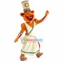 Muscular Monkey In Greek Dress Mascot Costume