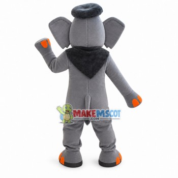 Free Grey African Elephant Mascot Costume Free Grey African Elephant Mascot Costume