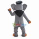 Free Grey African Elephant Mascot Costume Free Grey African Elephant Mascot Costume
