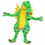 Majestic Sharp Claw Green Dragon Mascot Costume