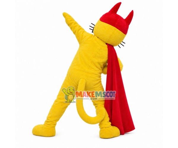 Thunder Cat Superman Mascot Costume Thunder Cat Superman Mascot Costume