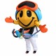 The Smiley Emoji With Sleds Mascot Costume The Smiley Emoji With Sleds Mascot Costume