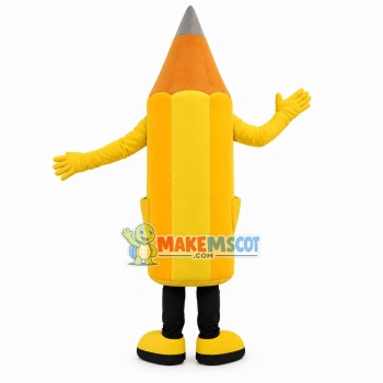 Sharpened Drawing Pencil Mascot Costume Sharpened Drawing Pencil Mascot Costume