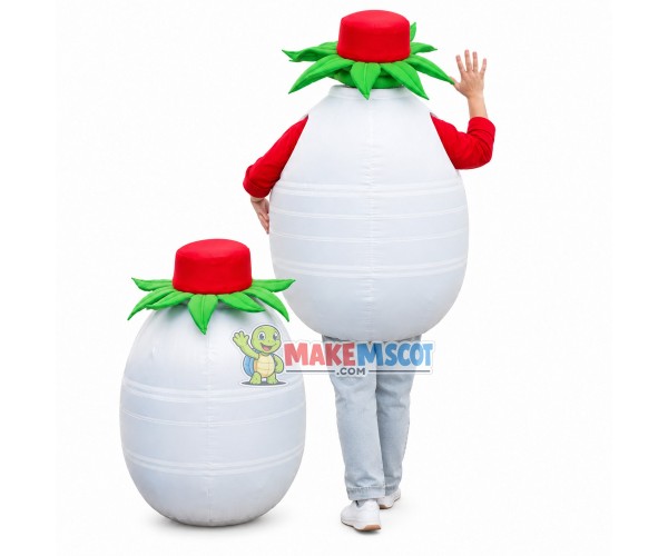 Strawberry-flavored Lactic Acid Bacteria Milk Mascot Costume Strawberry-flavored Lactic Acid Bacteria Milk Mascot Costume