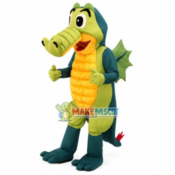 Flame Dragon With Soft Belly Mascot Costume Flame Dragon With Soft Belly Mascot Costume