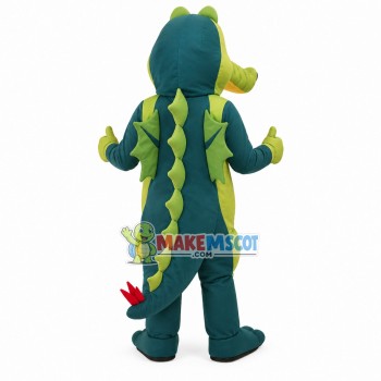 Flame Dragon With Soft Belly Mascot Costume Flame Dragon With Soft Belly Mascot Costume