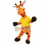 Giraffe Wearing Shirt With Self-portrait Print Mascot Costume