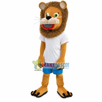 The Well-behaved Little Lion Mascot Costume